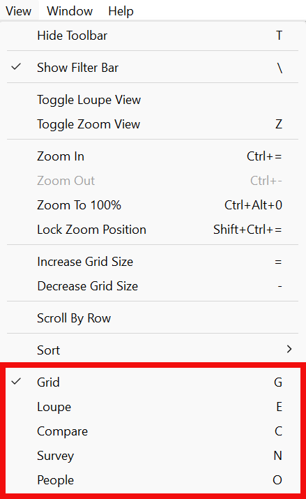 Deleting rejected photos