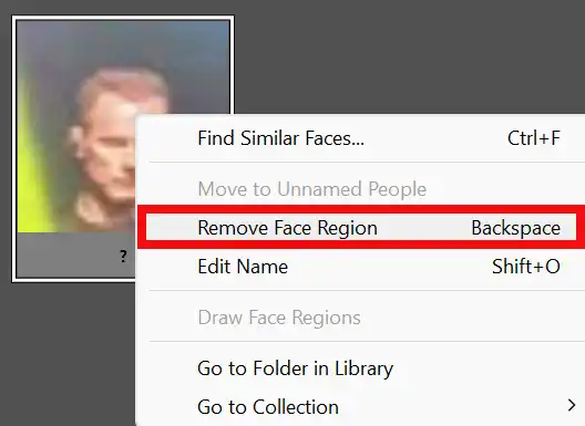 Hiding Faces in Lightroom