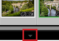Show and hide side panels in Lightroom