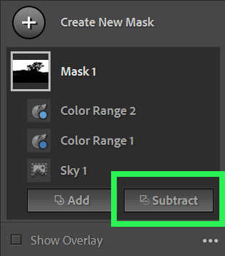 Finished edit using Select Subject in Lightroom