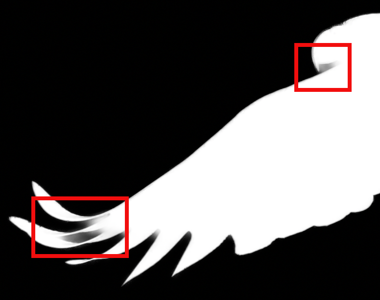 Overlay showing Select Subject mask in Lightroom