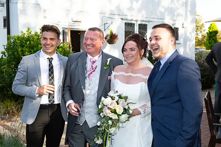 Wedding photography at Kingfisher (Barns) Hotel, Bedford