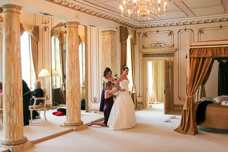 Wedding photography at Gosfield Hall, Halstead