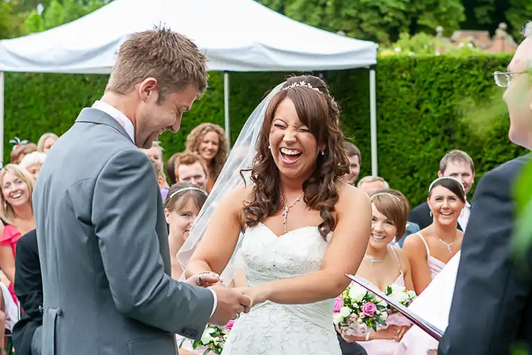 Wedding photography at Fanhams Hall, Ware