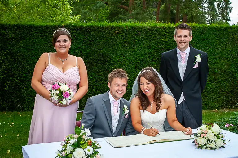 Wedding photography at Fanhams Hall, Ware