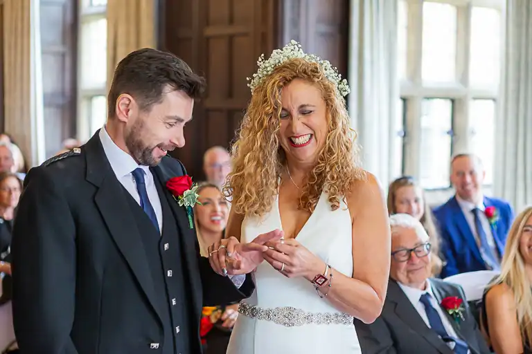 Wedding photography at Fanhams Hall, Ware