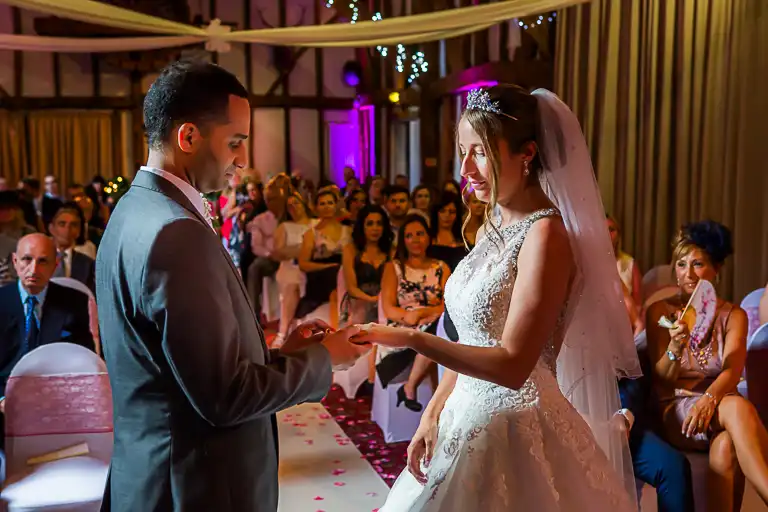 Wedding photography at Knebworth Barns, Knebworth