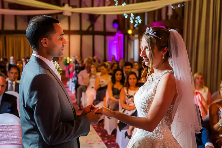 Wedding photography at Knebworth Barns, Knebworth