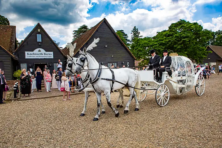 Wedding photography at Knebworth Barns, Knebworth