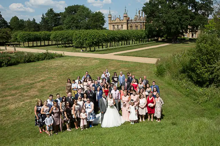 Wedding photography at Knebworth Barns, Knebworth
