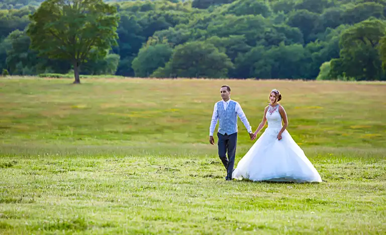 Wedding photography at Knebworth Barns, Knebworth