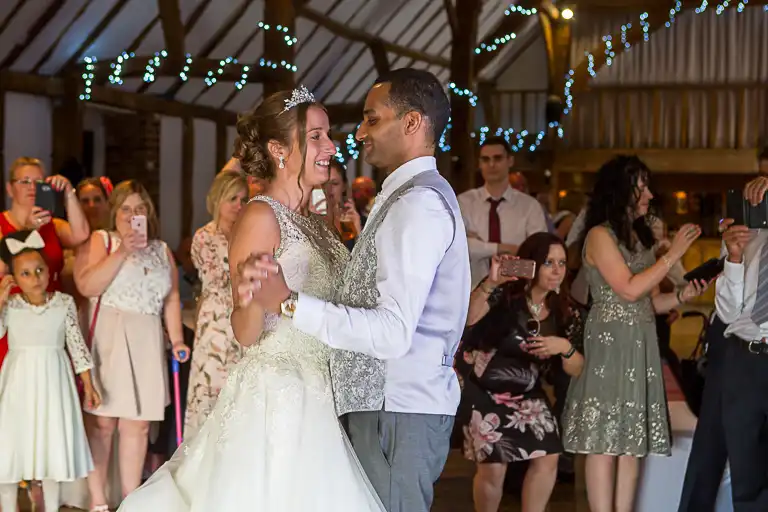 Wedding photography at Knebworth Barns, Knebworth