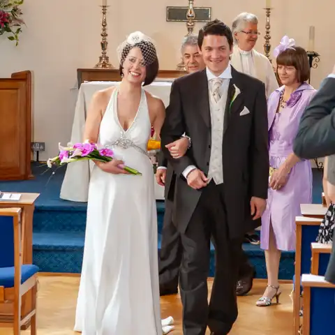 wedding photography at St Pauls Church Letchworth and Letchworth Hall Hotel
