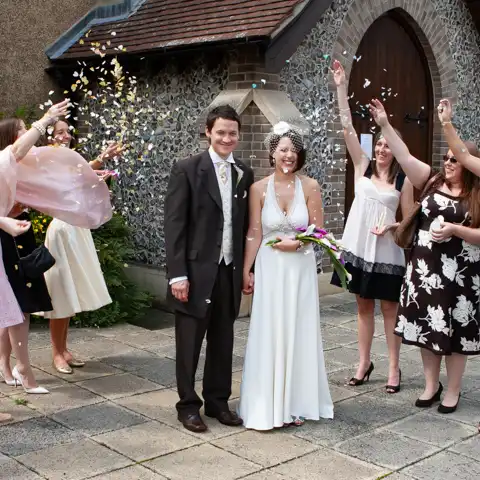 wedding photography at St Pauls Church Letchworth and Letchworth Hall Hotel