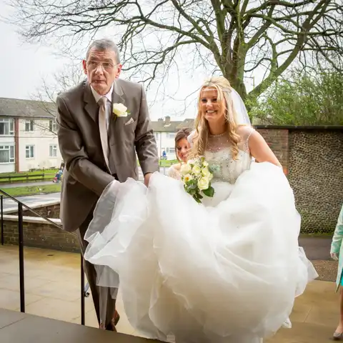 wedding photography at St Hildas Church Stevenage and Letchworth Hall Hotel