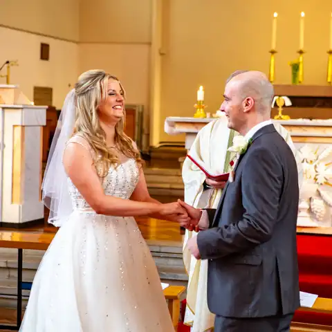 wedding photography at St Hildas Church Stevenage and Letchworth Hall Hotel