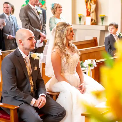 wedding photography at St Hildas Church Stevenage and Letchworth Hall Hotel