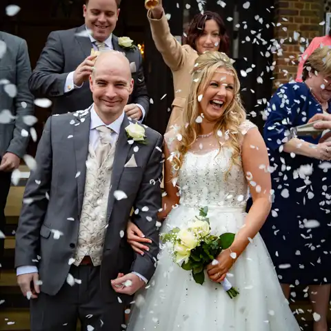 wedding photography at St Hildas Church Stevenage and Letchworth Hall Hotel