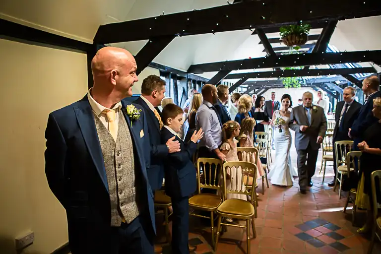 Wedding photography at South Farm, Royston