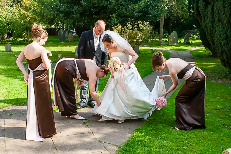 Wedding photography at Towcester Racecourse, Northamptonshire