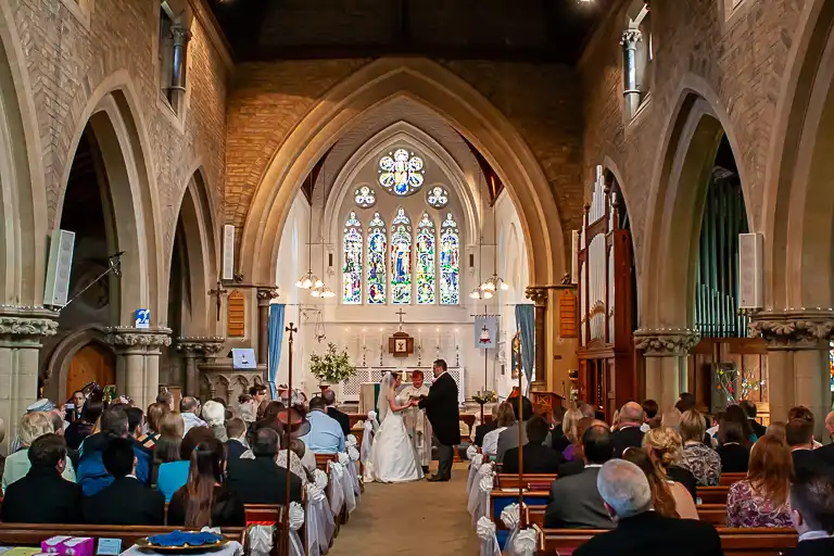Wedding photography at Towcester Racecourse, Northamptonshire