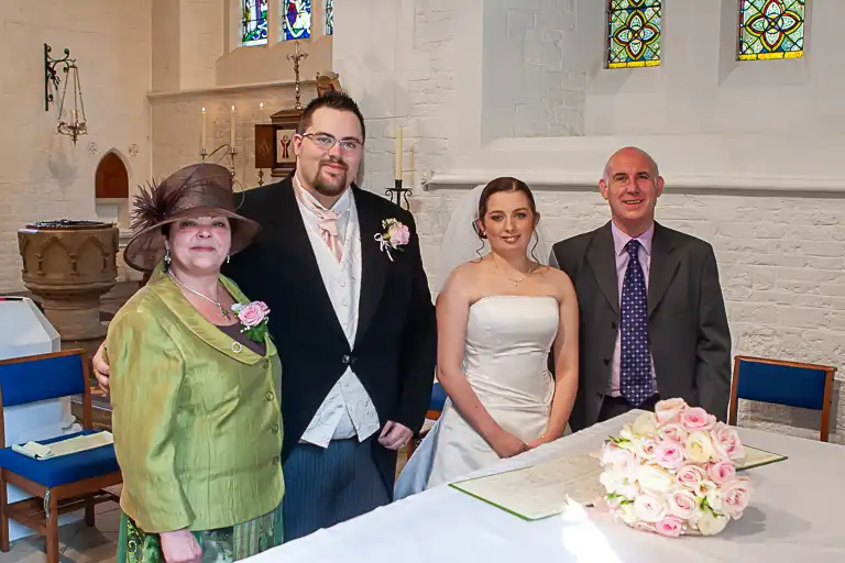 Wedding photography at Towcester Racecourse, Northamptonshire