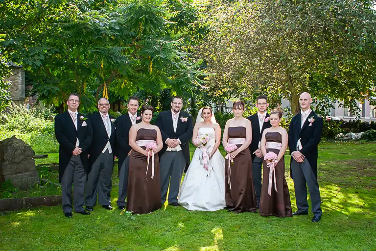 Wedding photography at Towcester Racecourse, Northamptonshire