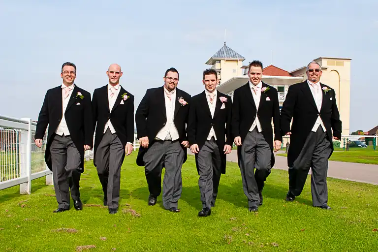 Wedding photography at Towcester Racecourse, Northamptonshire