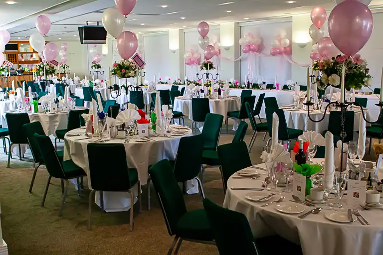 Wedding photography at Towcester Racecourse, Northamptonshire