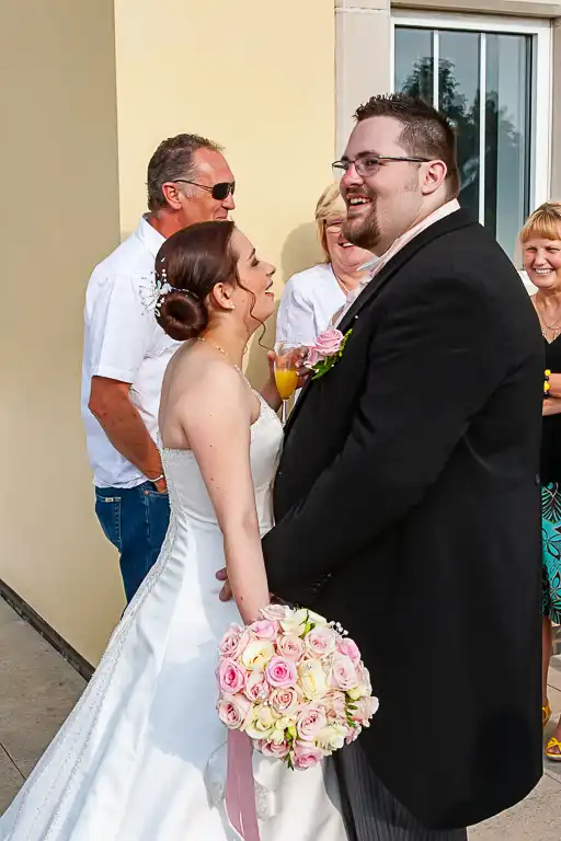 Wedding photography at Towcester Racecourse, Northamptonshire