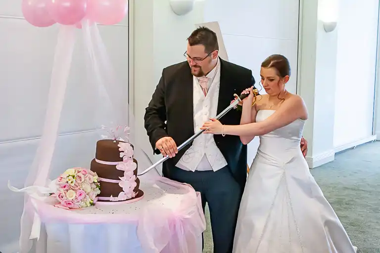 Wedding photography at Towcester Racecourse, Northamptonshire